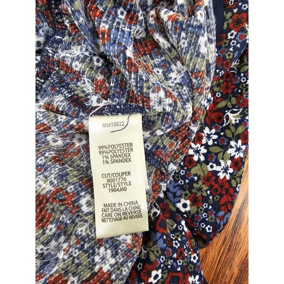 Max Studio Cottagecore Floral Tierd Prairie Dress - Picture 7 of 7